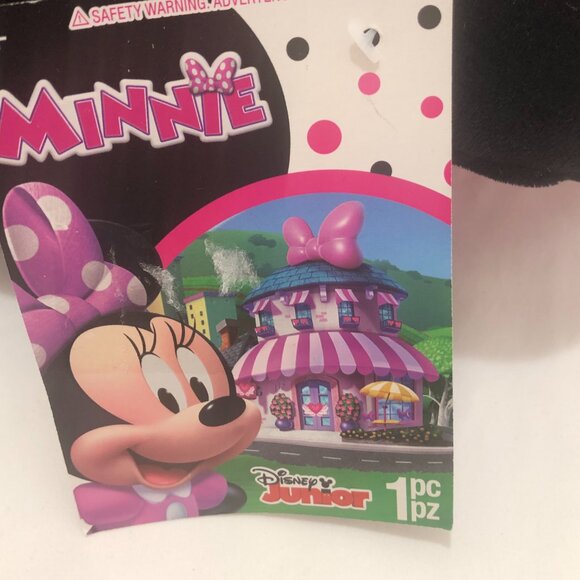 NWT Disney Minnie Mouse Plush Birthday Greeter with Pink Polka Dot Bow 22" Tall - Picture 6 of 14